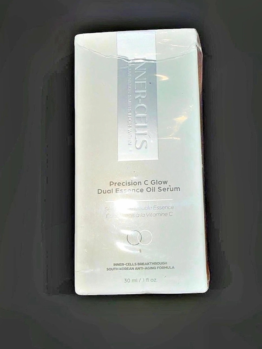 INNER-CELLS Precision C Glow Dual Essence Oil Serum Vitamin C Serum 30 ml NWT
